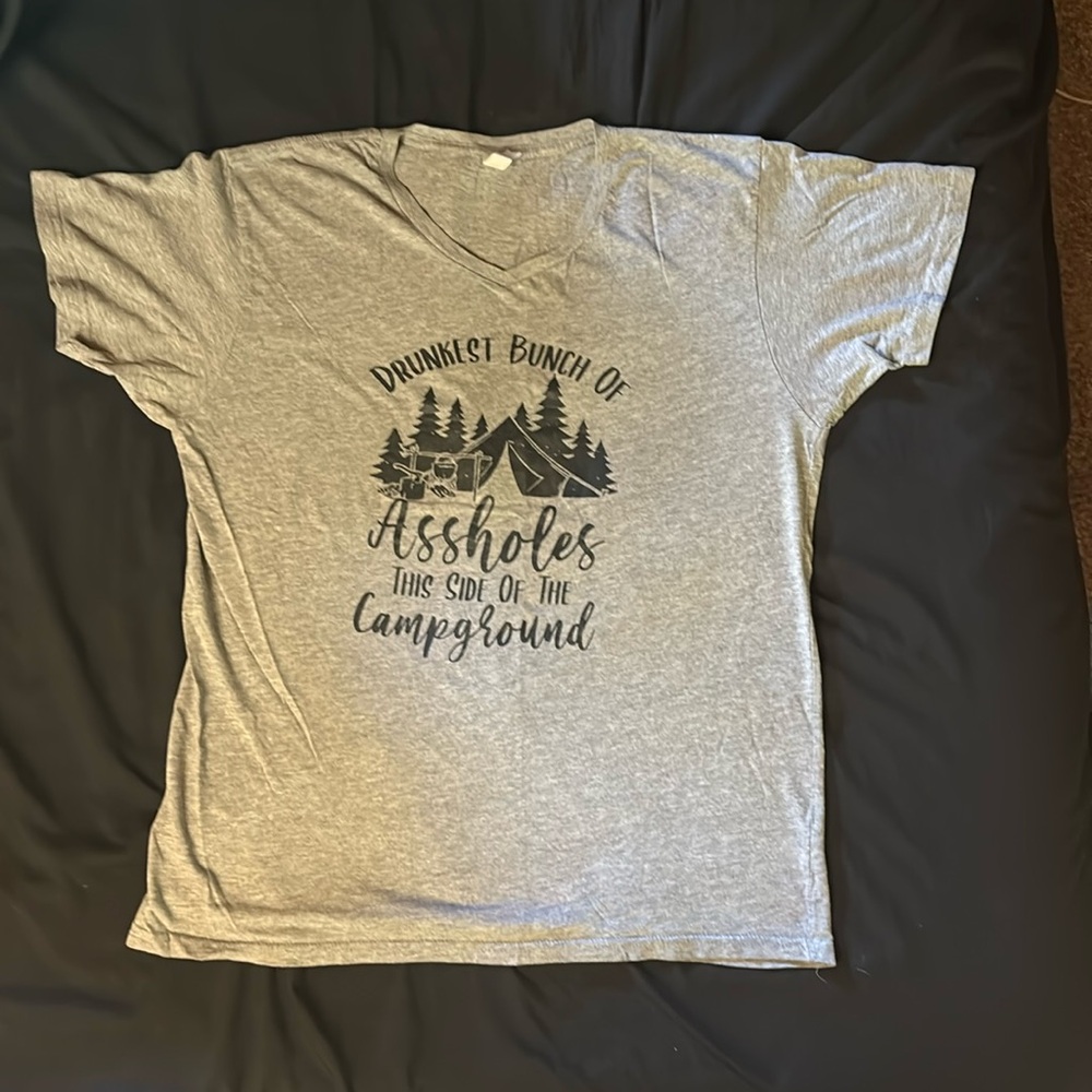 Women’s v neck T-shirt.